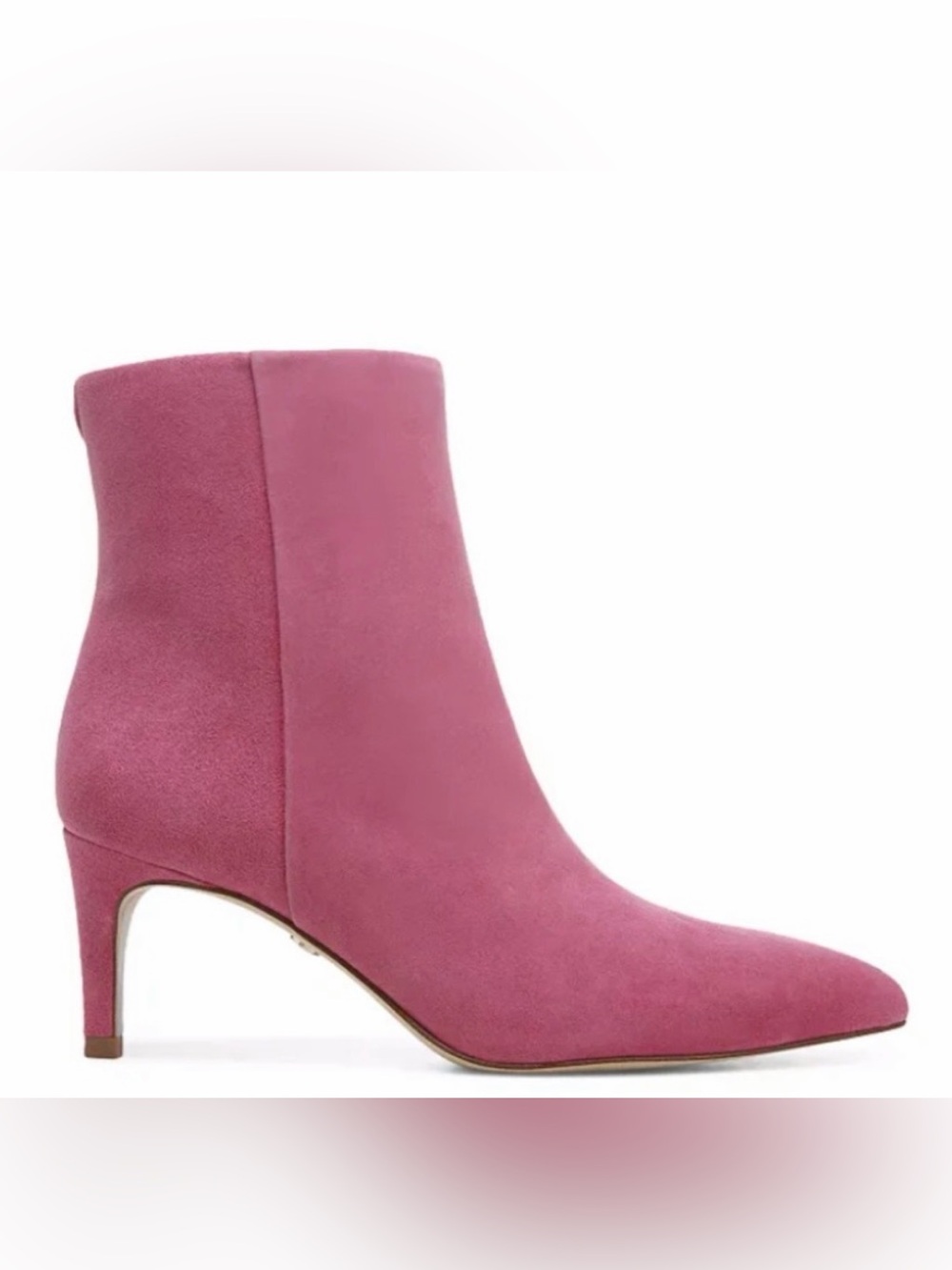 Sam Edelman ullissa coffetti Rose Pink Suede Ankle Booties size 10 new in box